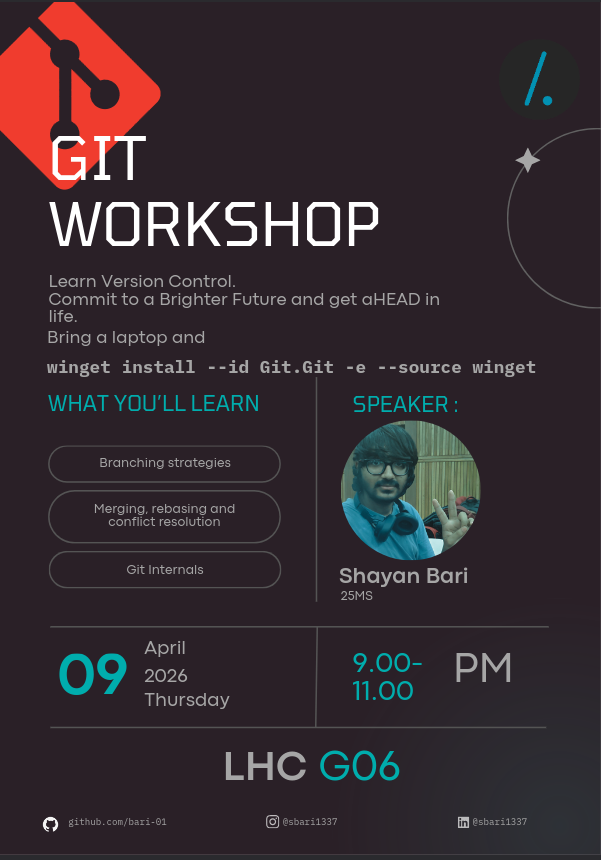 Student Talks: Git Workshop highlight