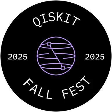 Qiskit Fall Fest 2025 sticker: Badge 02
