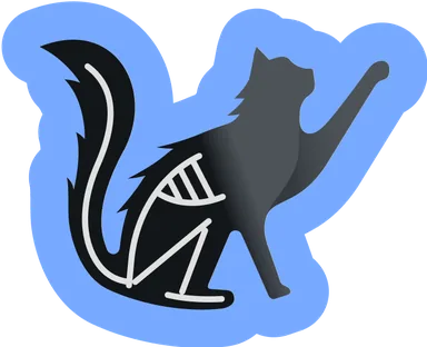 Qiskit Fall Fest 2025 sticker: Cat 01