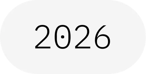 Qiskit Fall Fest 2026 sticker: 2026 numeral