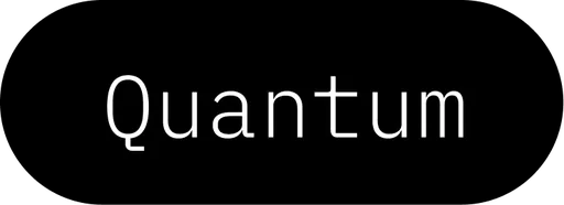 Qiskit Fall Fest 2026 sticker: Text Quantum 01